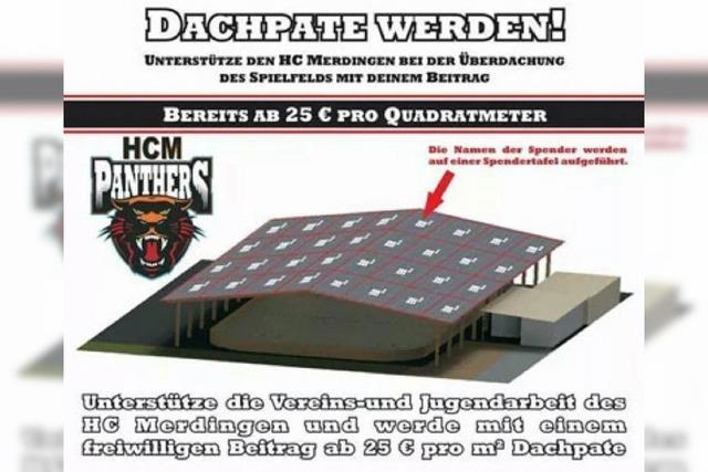 Der Skaterhockeyverein HC Merdingen wnscht sich ein Dach ber dem Kopf
