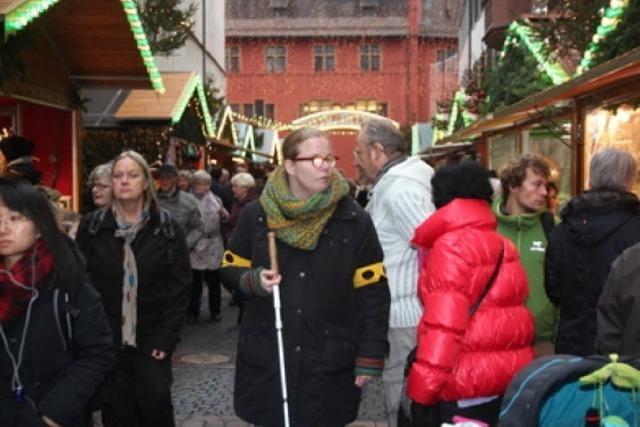 Wie eine Blinde den Freiburger Weihnachtsmarkt erlebt