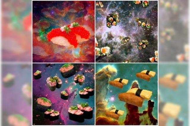 Tumblr: Fliegendes Sushi trifft auf atemberaubende Galaxien