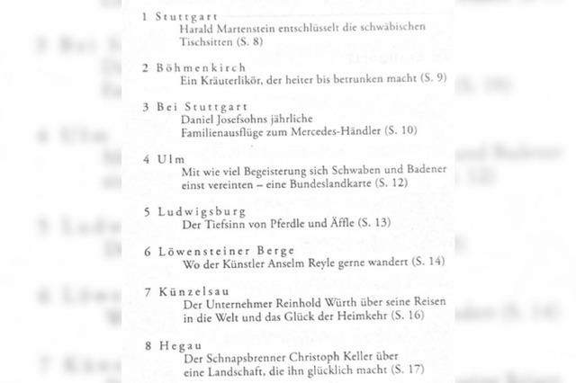 Das Zeit-Magazin macht ein Heft über Baden-Württemberg - und Freiburg kommt (fast) nicht vor