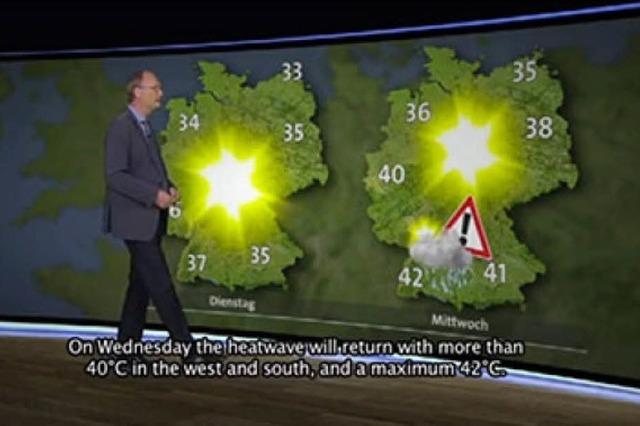 Video: So heiß wird es in Südbaden im August 2050