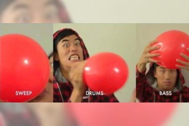 Video: 99 Lufballons, gespielt auf Luftballons