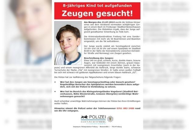 Getteter Achtjhriger: Polizei verffentlicht Fahndungsflyer