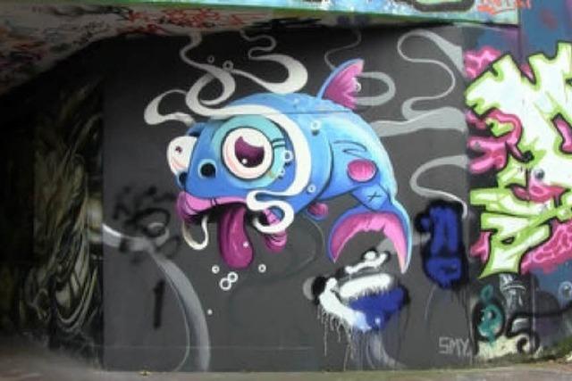 120 Sekunden Freiburg: Graffiti