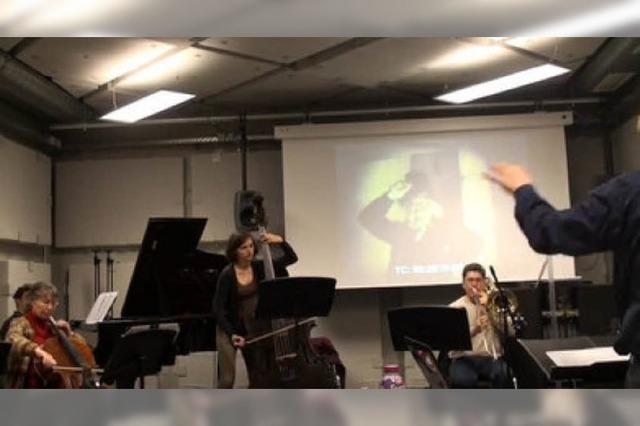 Video: Freiburger Studierende proben Filmmusik zum 