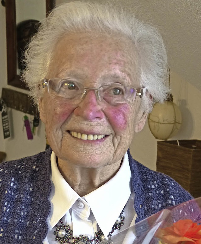 Edith Ruppel feierte ihren 90. Geburtstag  | Foto: Aribert Rssel