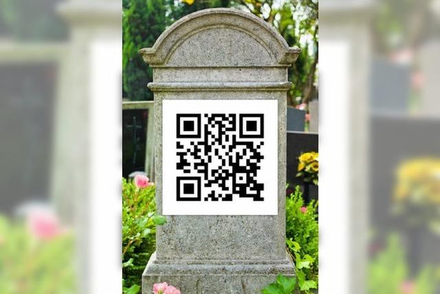 Darf man sich einen QR-Code auf den Grabstein meißeln lassen?