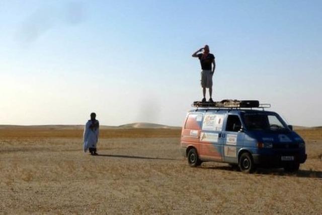 Johannes Oechsle fhrt mit einem alten Auto nach Gambia - fr einen guten Zweck