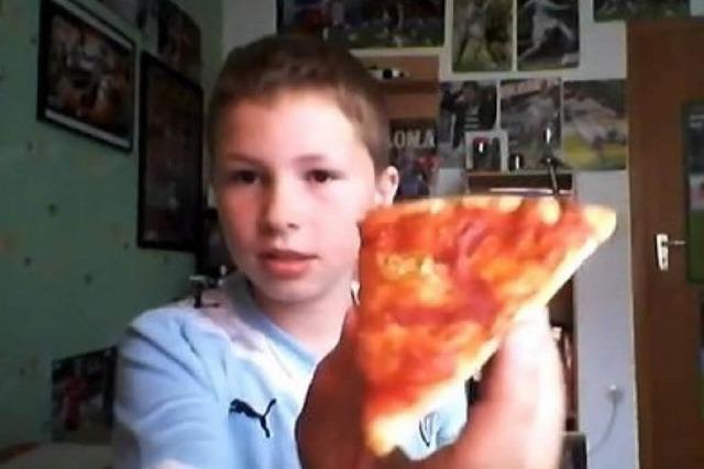 Video-Tutorial: Wie man eine Pizza isst