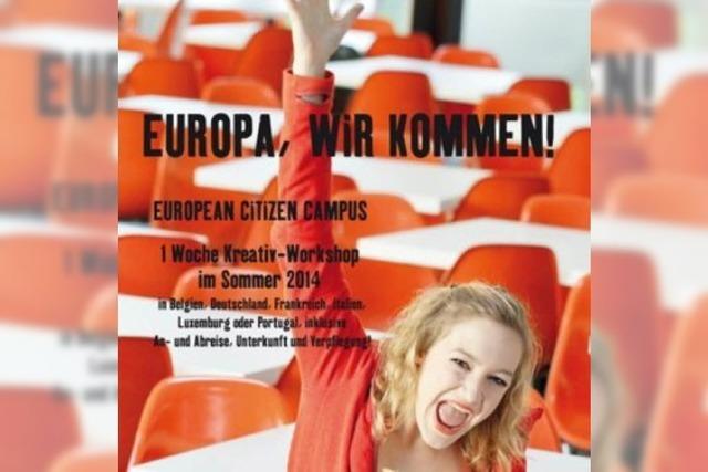 European Citizen Campus: Kostenlose Kunstworkshops für Studis in sechs EU-Ländern