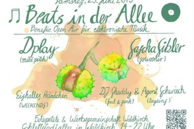 Samstag: Beats in der Allee mit DPlay und Sascha Sibler in Waldkirch