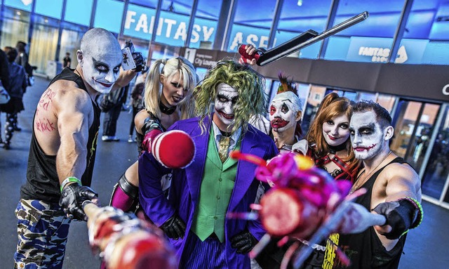 Der Joker und seine Entourage &#8211; ...n Outfits bei der Fantasy Basel 2015.   | Foto: Fantasy Basel