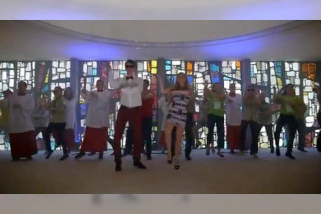 Was zu Hölle?! Saucooles Freiburger Gangnam Style-Video für den Heiligen Geist