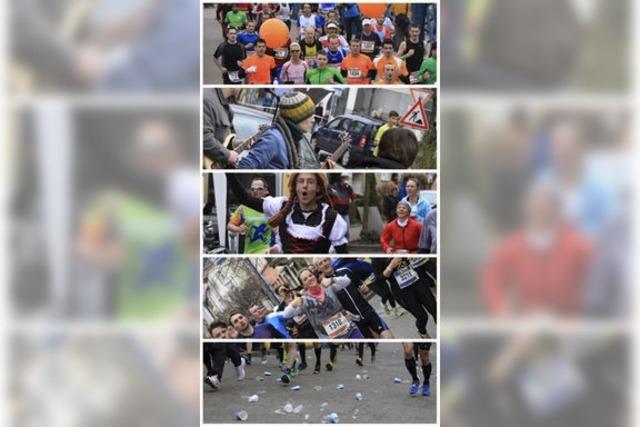 Video: Der Freiburg Marathon in fnf Mal 42 Sekunden