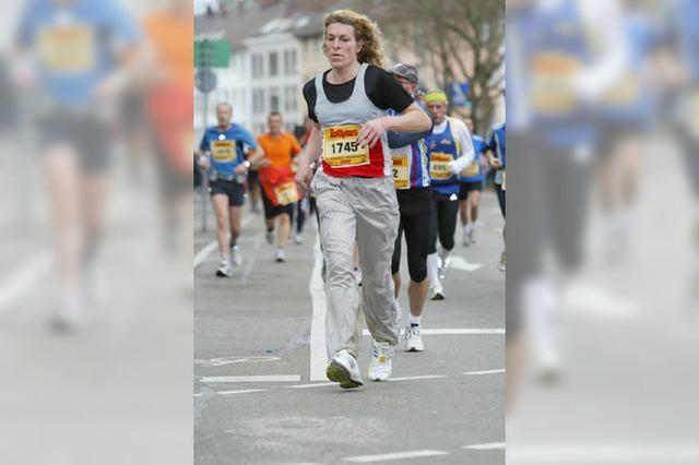 Anna Catarina Mueller ist bisher bei allen Freiburg Marathons angetreten - als Mann und als Frau