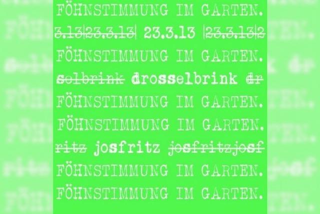 Playlist Preview: Drosselbrink im Jos Fritz Caf