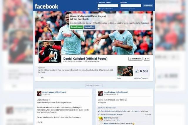 Wie die Spieler des SC Freiburg mit Facebook umgehen