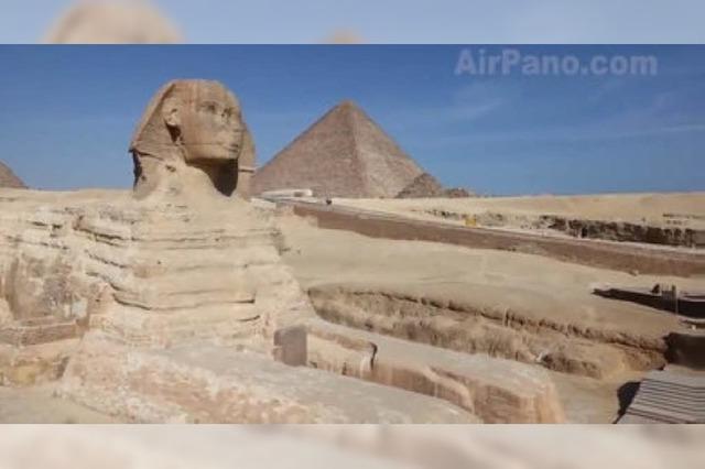 Video: Die Pyramiden von Gizeh aus der Vogelperspektive