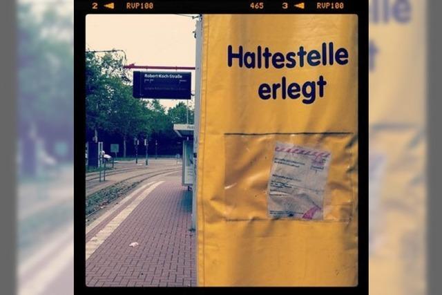 Ohne Gewhr: Haltestelle erlegt