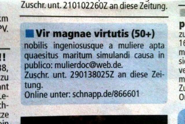 Gesucht: Latin Lover