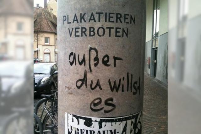 Wo ein Wille ist, ist auch ein Plakat