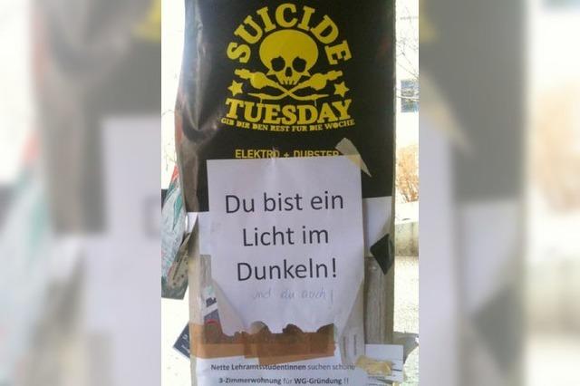 Du bist ein Licht im Dunkeln!