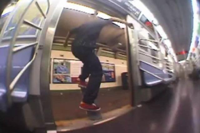 Video: Skaten in der New Yorker U-Bahn