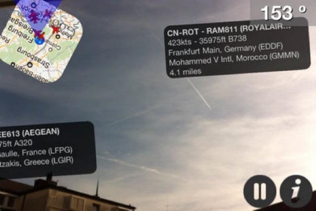 fudders App-Check: Flugzeuge live verfolgen mit Planefinder AR