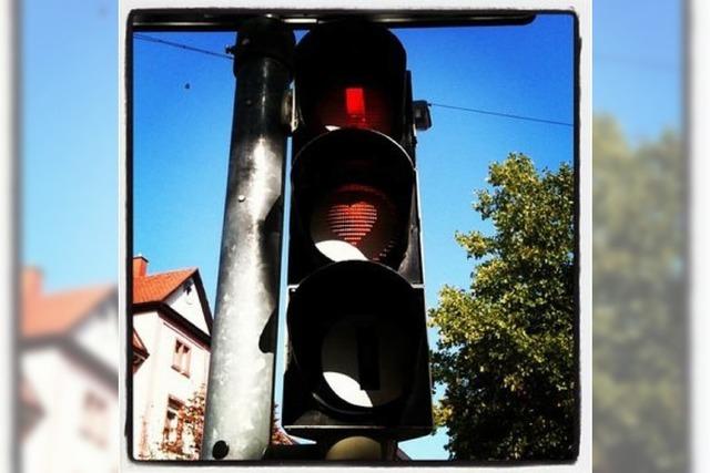 Freiburgs liebenswrdigste Ampel