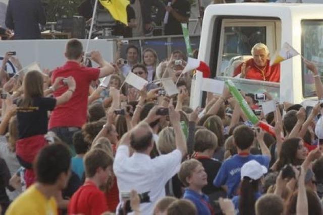 Foto-Wettbewerb: Mittendrin beim Papstbesuch