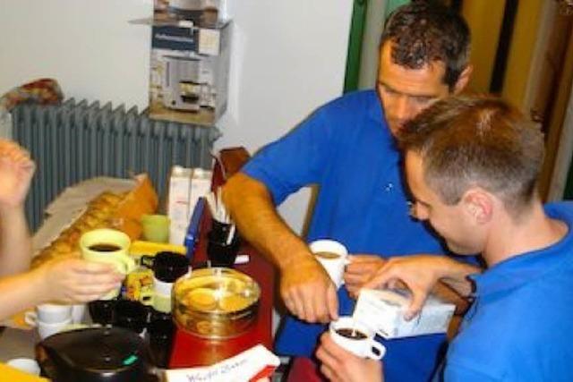Koffein marsch! Kaffeetheke im KG IV eingeweiht