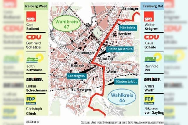 Wahlkreise Freiburg I und Freiburg II: Welche Kandidaten am Sonntag auf Deinem Wahlzettel stehen