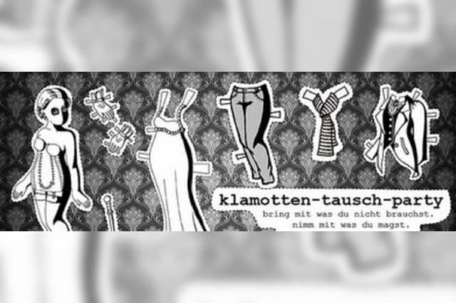 Morgen: Klamotten-Tausch-Party im Kamikaze