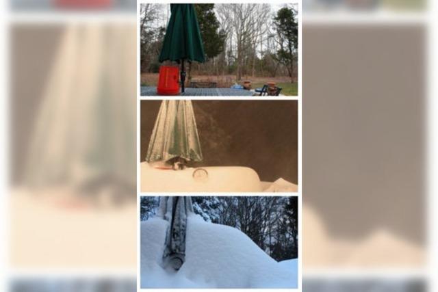 Schneesturm: Von Null auf Hundert zugeschneit