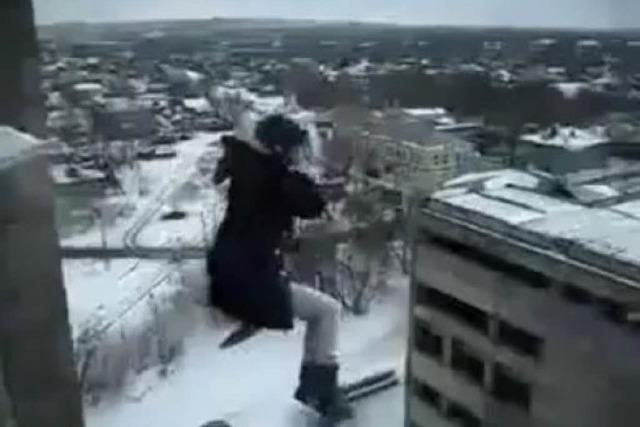 Video: Hausgemachtes Russisches Bungee-Jumping