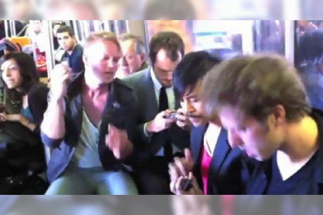 Atomic Tom: Ein iPhone-Konzert in der New Yorker U-Bahn