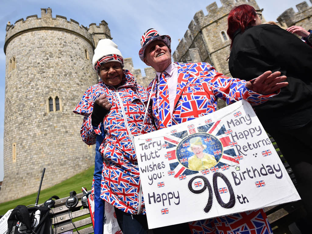 Feierstimmung im Land anlsslich des 90. Geburtstags der „Queen“