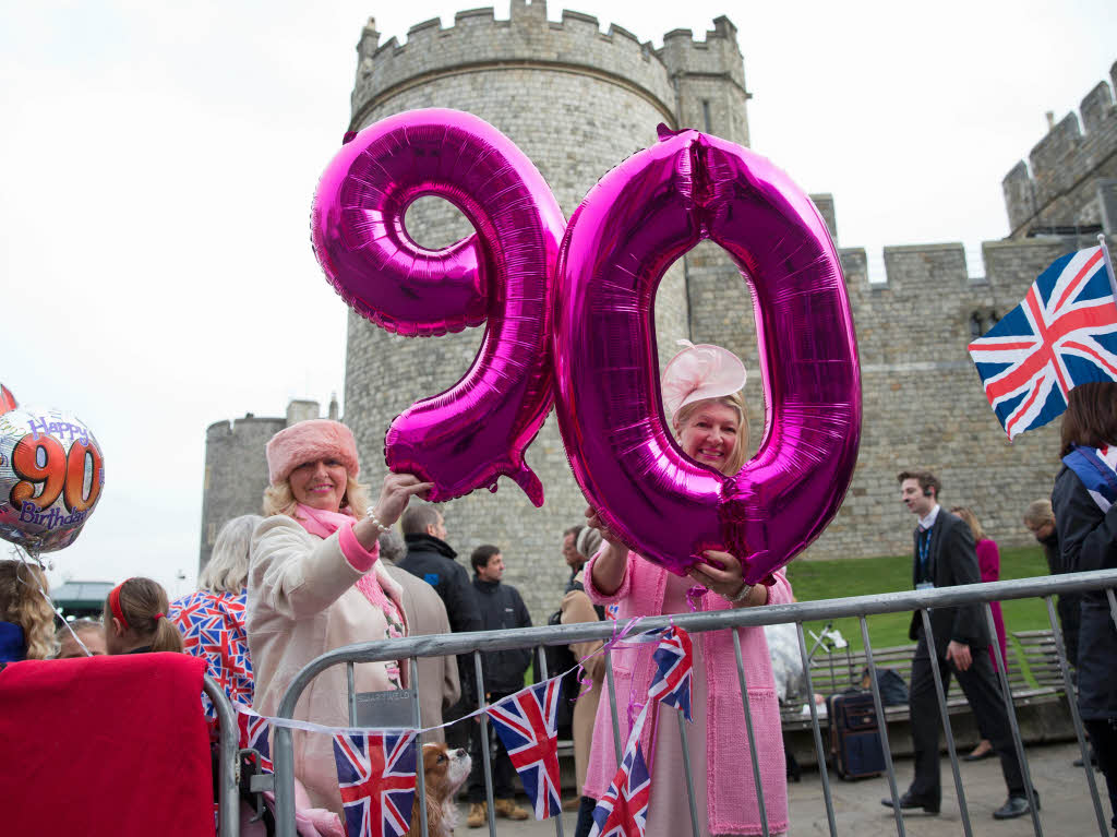 Feierstimmung im Land anlsslich des 90. Geburtstags der „Queen“