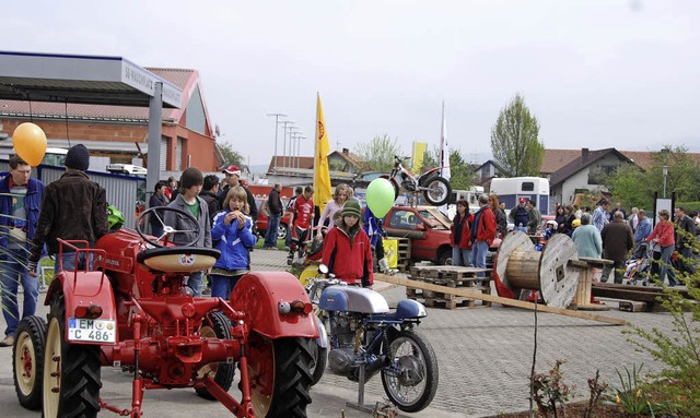 Vor vier Jahren interessierten sich vi...amm der Gewerbetreibenden in Sasbach.   | Foto: Roland Vitt