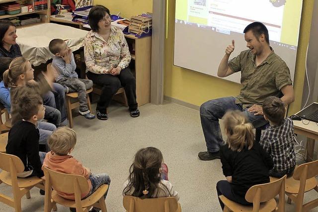 Kindergarten der Sprachheilschule prsentiert sich