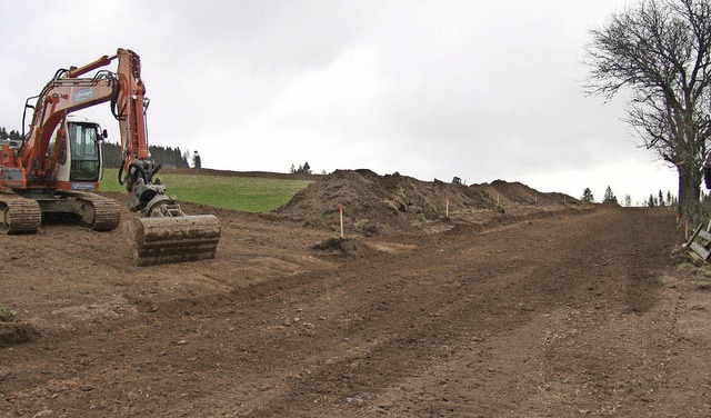 Der Straenname Hirschenhof soll auch ...iet in St. Mrgen fortgesetzt werden.   | Foto: Heinrich  Fehrenbach