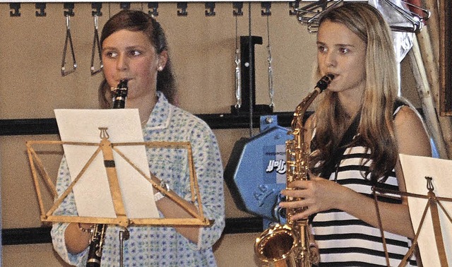 Auch Musik gab&#8217;s bei der General... der Gemeinschaftsschule Hotzenwald.    | Foto: Gottstein