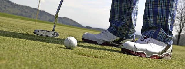 Golfen mit Alpenblick: In Rickenbach i...ar bei gutem Wetter durchaus mglich.   | Foto: Michael Krug