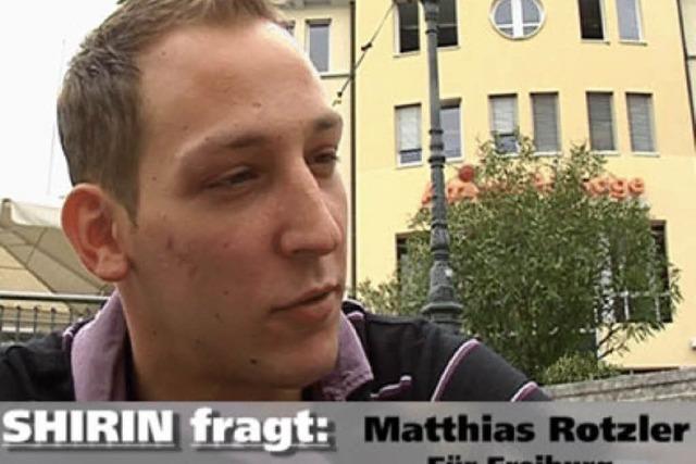 Erstwähler-Check: Matthias Rotzler, Für Freiburg