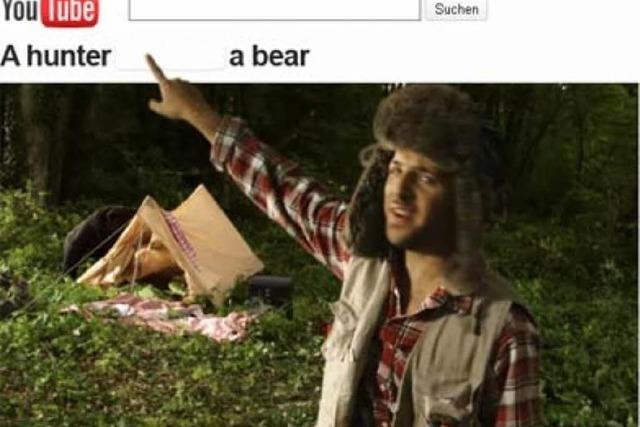 Interaktives YouTube-Video: A hunter shoots a bear