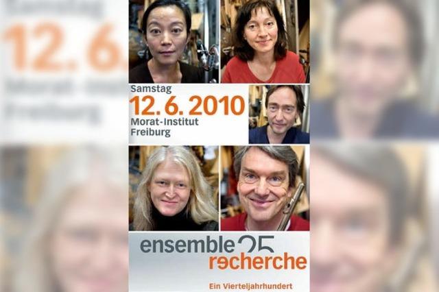 25 Jahre Ensemble Recherche: Die Liebe zu den schrgen Klngen