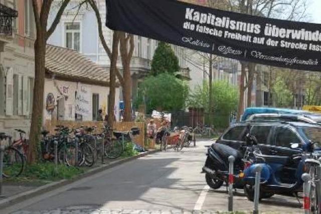 Gartenstraße: Wie Hausbesetzer mit der Öffentlichkeit umgehen