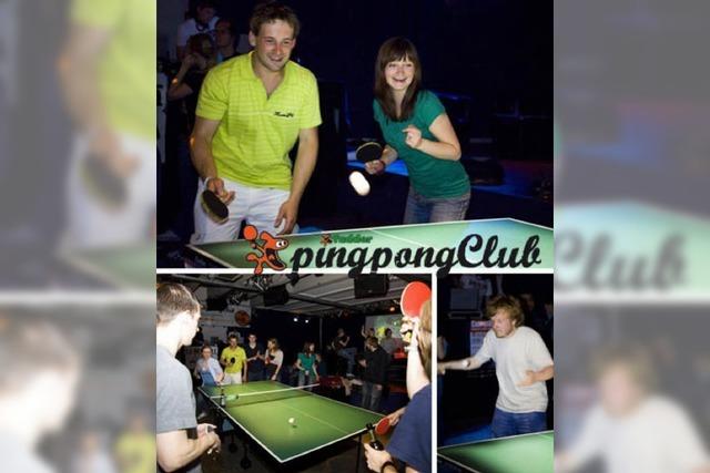 Wo rockt's: fudder PingPongClub in der Mensabar