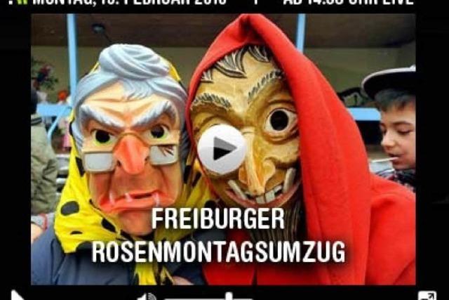 Aufzeichnung: Rosenmontagsumzug in Freiburg
