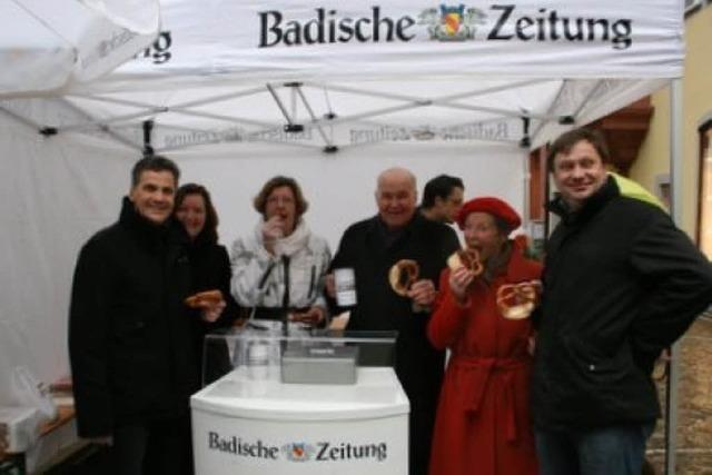 Freiburger Brezeltag: Brezel- und Berlinerverkauf auf der KaJo
